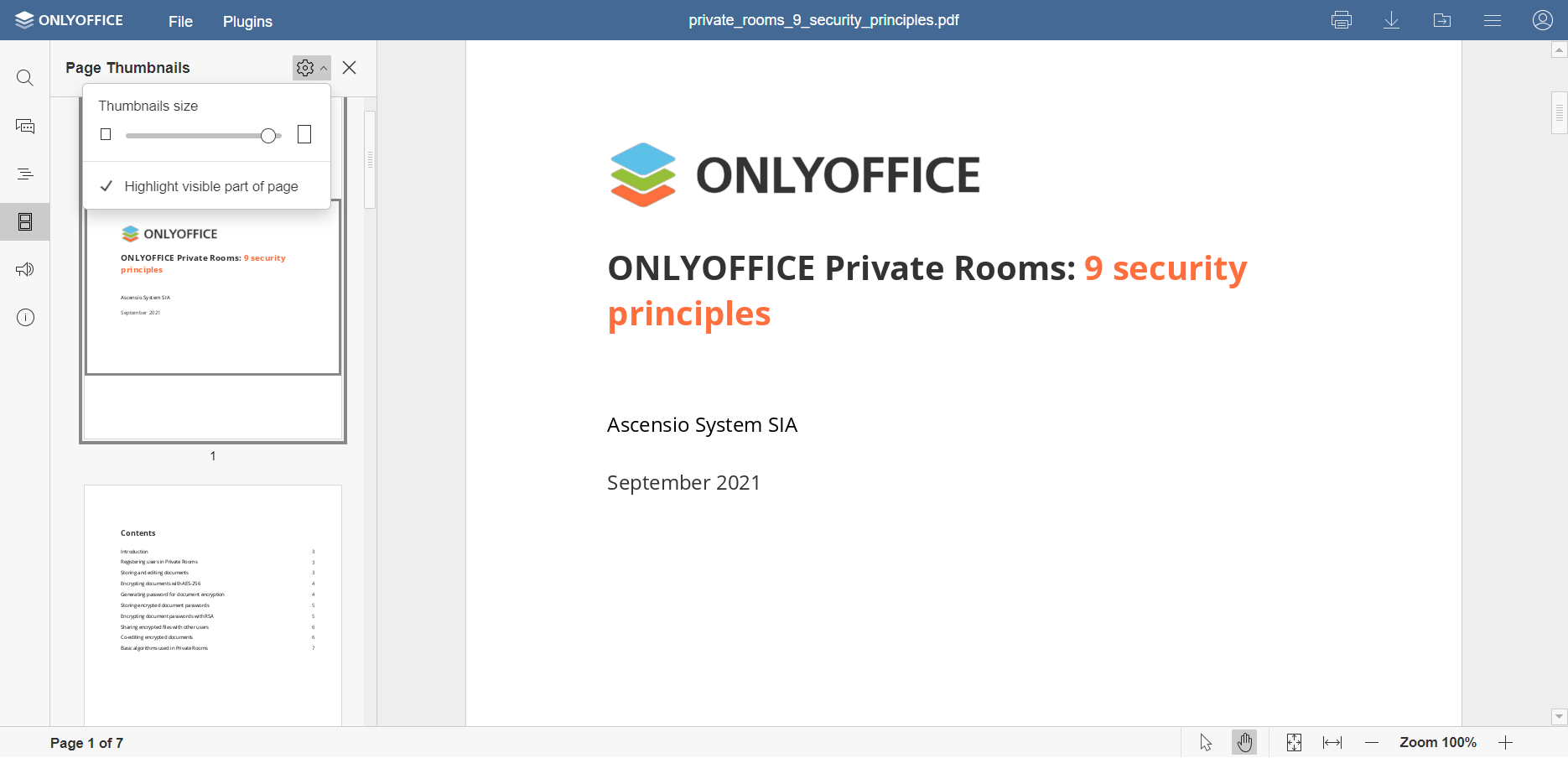 ONLYOFFICE 7.1