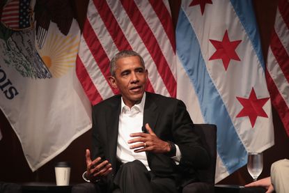 Barack Obama speaks at the University of Chicago