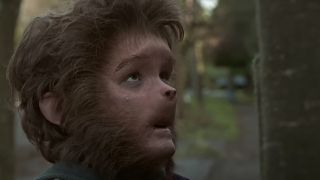 Bradley Pierce as Peter, who has turned into a monkey, in Jumanji