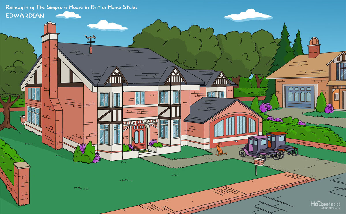 A makeover of the Simpsons house