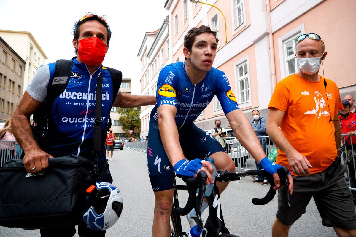 Tour de Slovaquie 2021 65th Edition 1st Stage Kosice Kosice 1584 km 16092021 Alvaro Jose Hodeg COL Deceuninck QuickStep photo Igor StancikBettiniPhoto2021