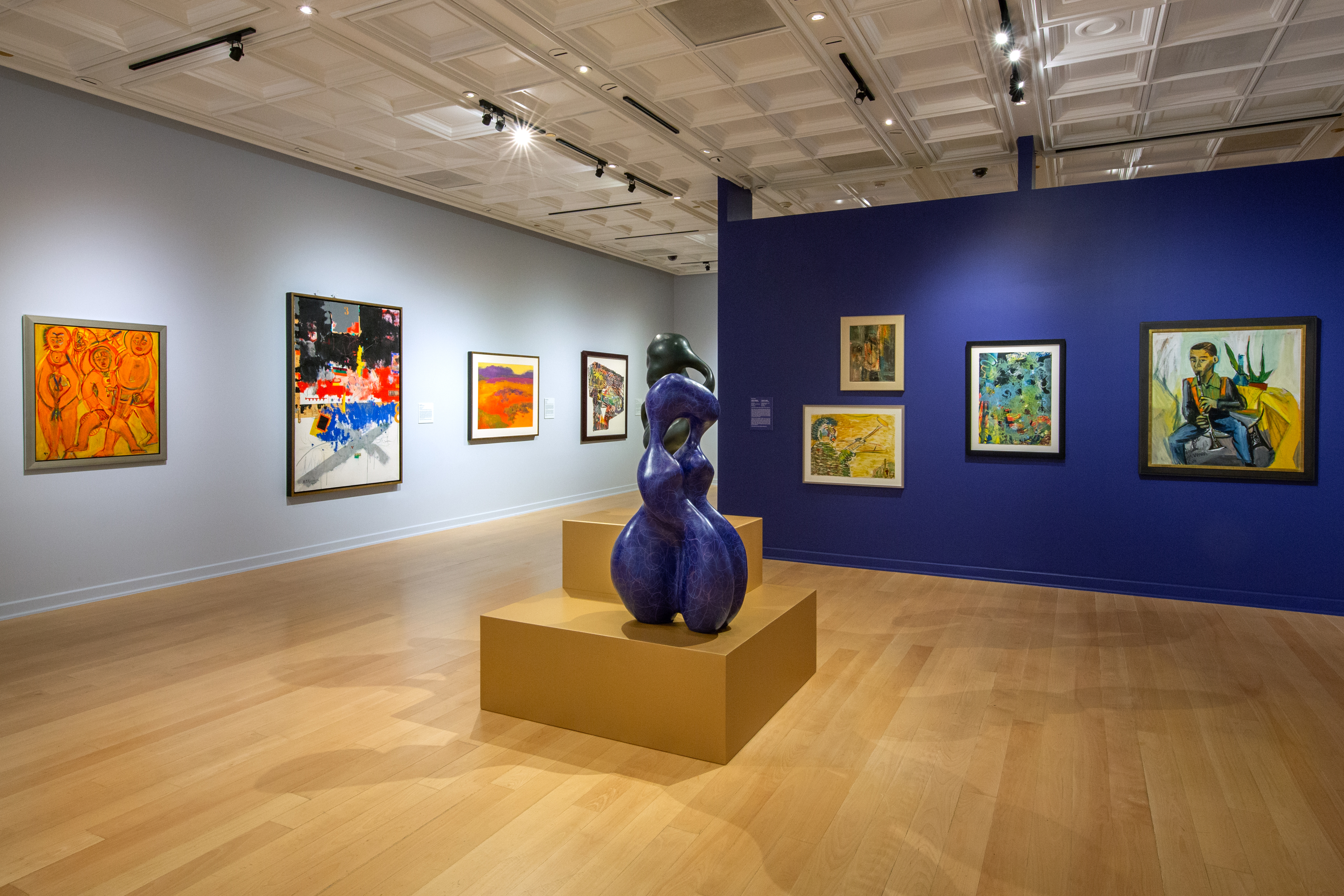 The inside of the Bellagio Gallery of Fine Art