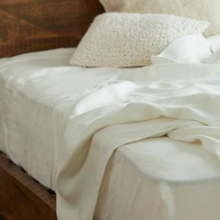 Organic Hemp Sheets on a bed.