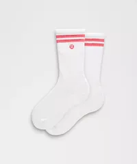Lululemon Unisex Daily Essential Crew Socks Stripe