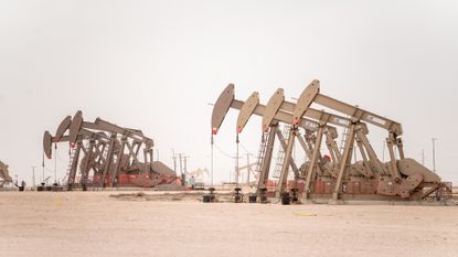 A Texas oil field