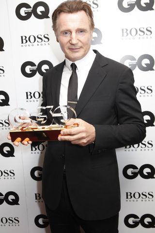 Liam Neeson at The GQ Men Of The Year Awards, 2014