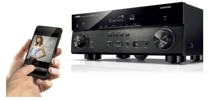 You can stream wireless content with the Yamaha RX-A670.