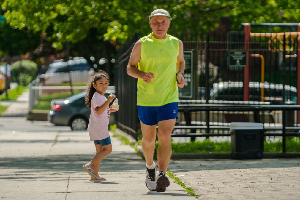 running