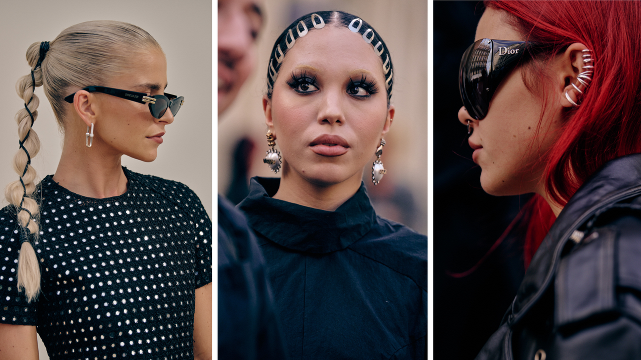 paris fashion week beauty street style