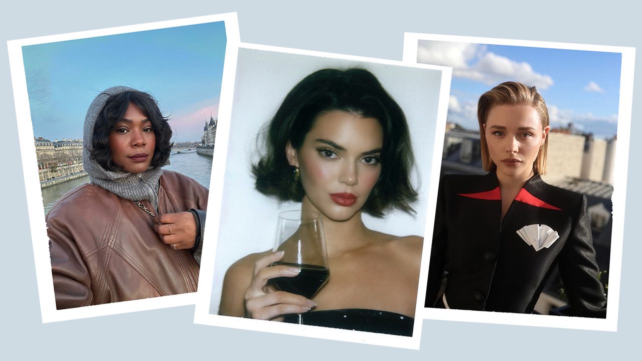 Franny Mozemba, Chloe Grace Moretz and Kendall Jenner wearing the best bob hair trends 2025