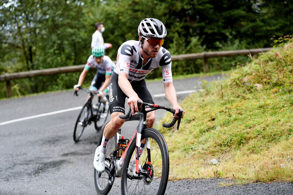 Marc Hirschi (Team Sunweb) went on the attack early