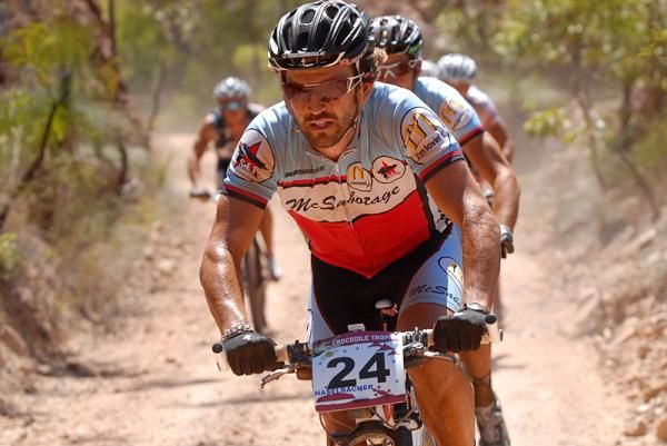 Rene Haselbacher puts the pressure on