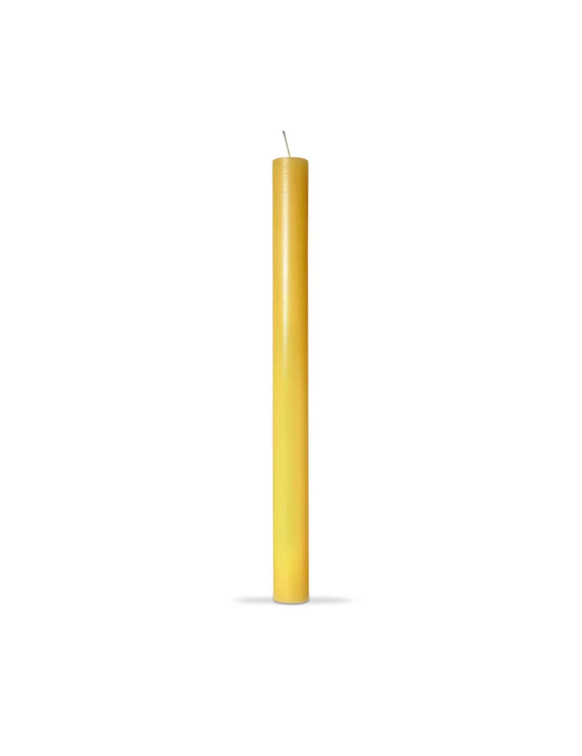Target, Ochre Yellow Straight Taper Unscented Wax Candle Set of 12