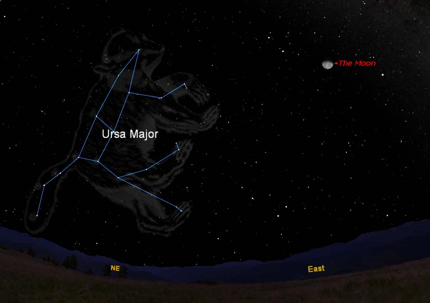 Ursa Major Sky Map November 2011