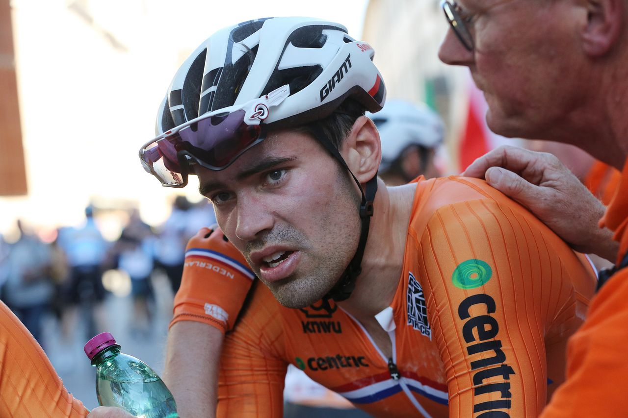 A disappointed Tom Dumoulin
