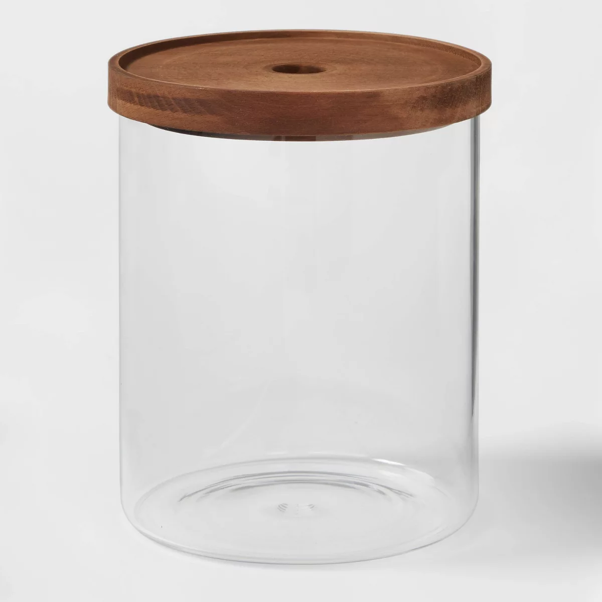 105oz Glass Storage Canister With Wood Lid - Thresholdu0026#8482;
