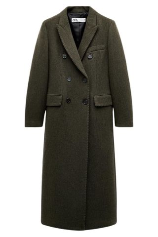 Zara Long Wool Coat