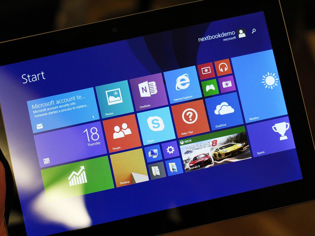 Nextbook Flexx 10 Tablet mode