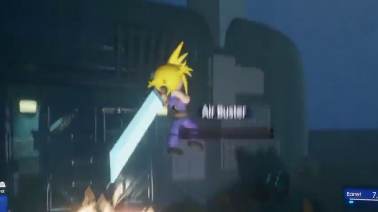 Final Fantasy VII Remake Mod Brings In Classic PS1 Combat
