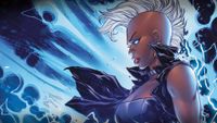 Storm in her mohawk era summons lightning
