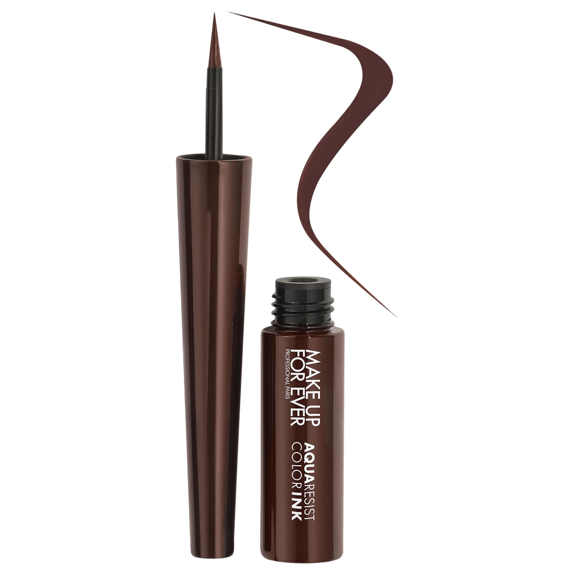 Aqua Resist Color Ink 24hr Waterproof Liquid Eyeliner - 1 Matte Charcoal