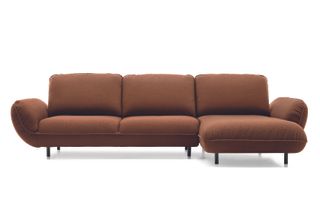 Milan Design Week Calligaris Favola rust minimalist sofa