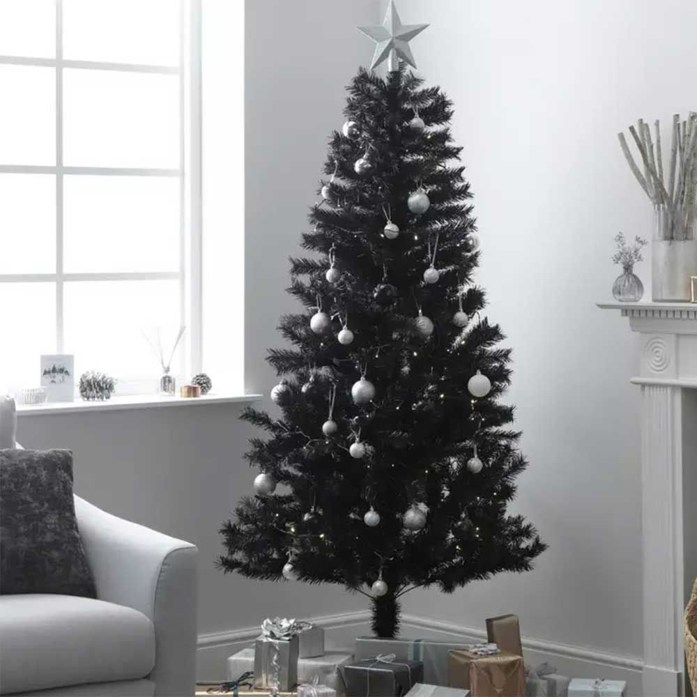 black christmas tree
