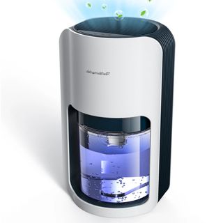 Small dehumidifier with full water tank