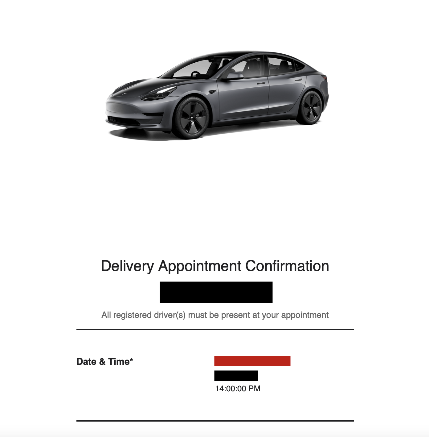 Tesla email marketing example