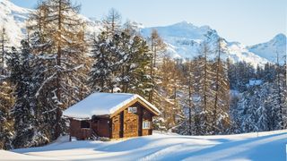 Mountain winter landscape