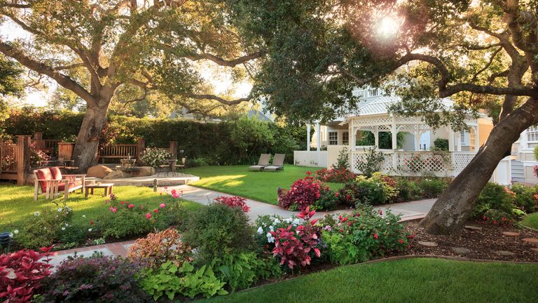 garden layout ideas: american style plot