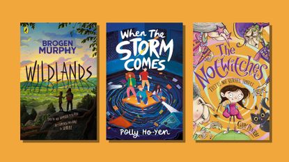 Book covers of Wildlands, When The Storm Comes and The Notwitches