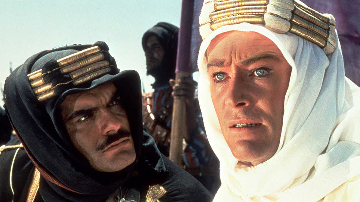 Peter O'Toole in Lawrence of Arabia