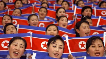 Previous North Korean cheerleaders