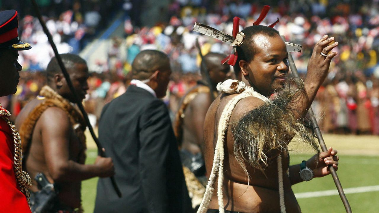 King Mswati III of Swaziland