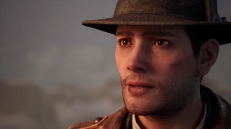 A close-up of Calvin Rafferty in The Sinking City 2