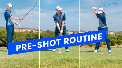 Golf pre-shot routine 2