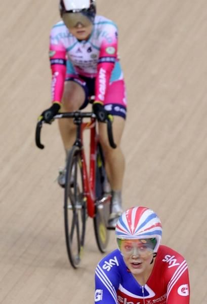 Varnish knows she was a little lucky to get through the sprint 1/8 finals