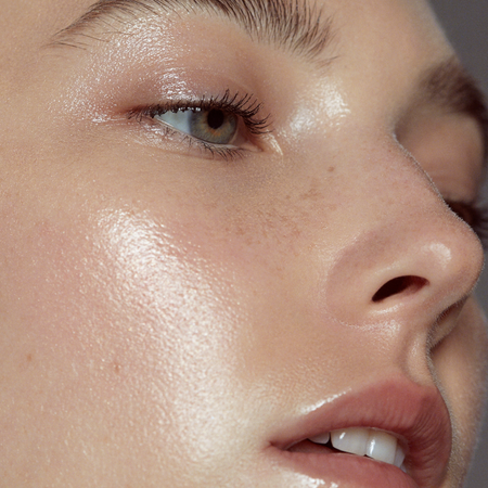 Glass skin for oily skin 