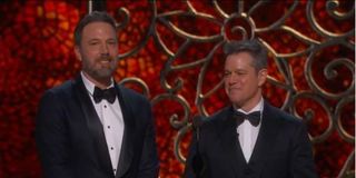 Ben Affleck Matt Damon Oscars 2017