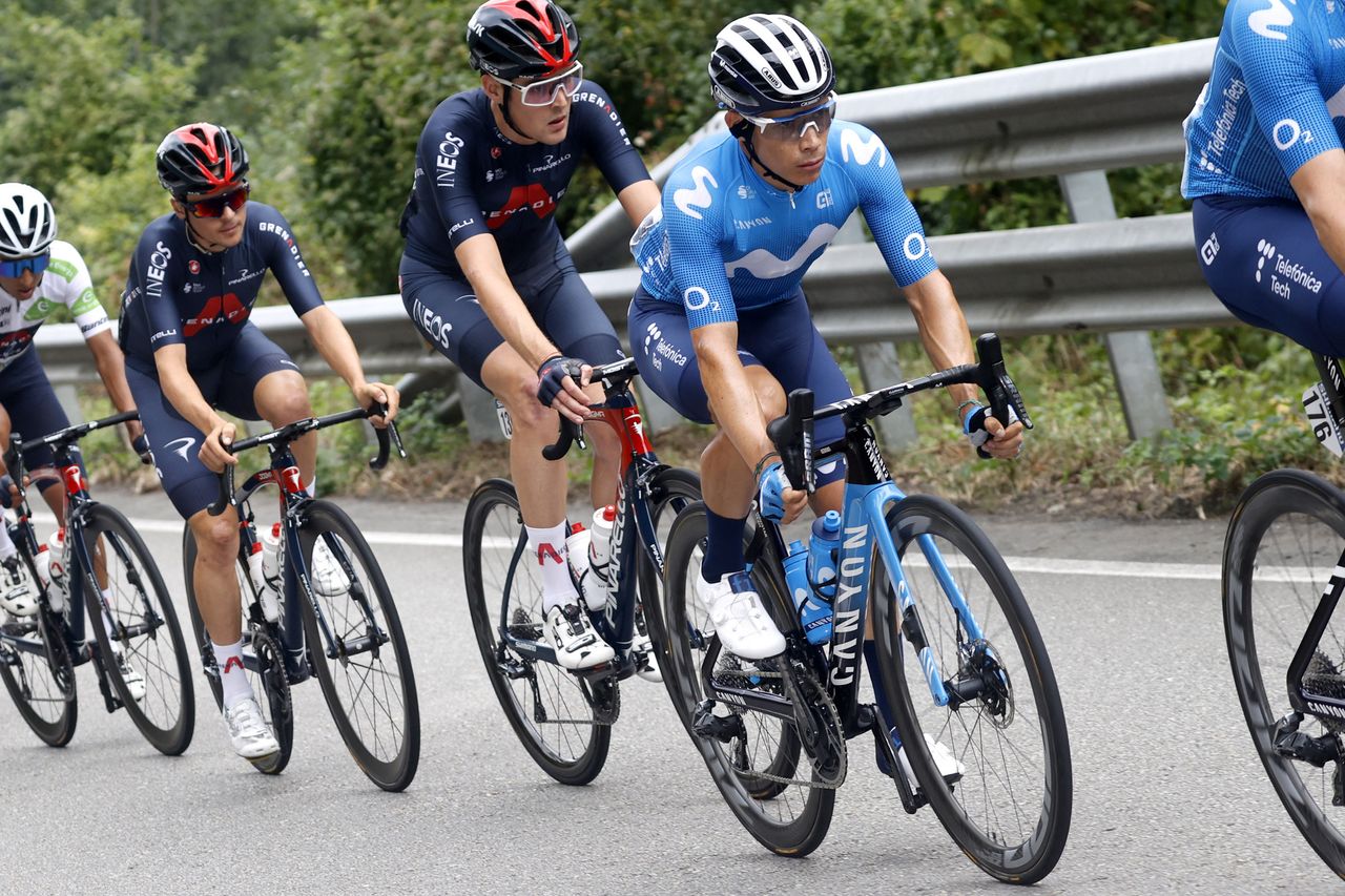 Vuelta Espana 2021 - 76th Edition - 18th stage Salas - Altu d&acirc;El Gamoniteiru 162,6 km - 02/09/2021 - Miguel Angel Lopez (COL - Movistar Team) - photo Luis Angel Gomez/BettiniPhoto&Acirc;&copy;2021