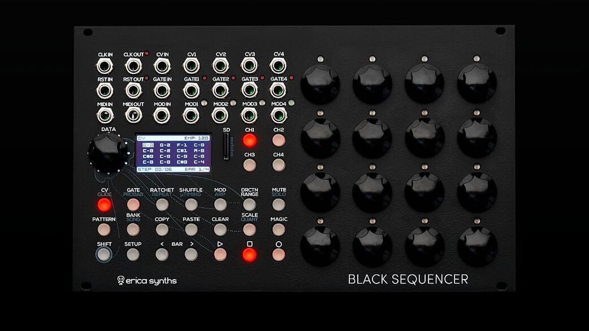 鍵盤楽器 erica synths BLACK SEQUENCER Erica Synths | Black Sequencer | 中古 - Used - モジュラーシンセ