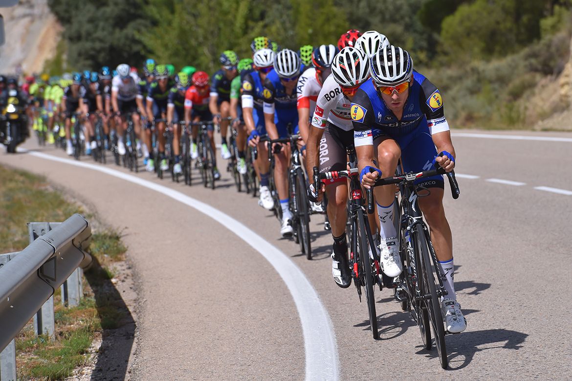 Etixx-QuickStep did a lot of work on the front of the peloton