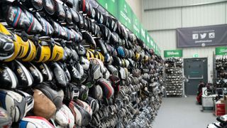 A view inside the golfclubs4cash warehouse