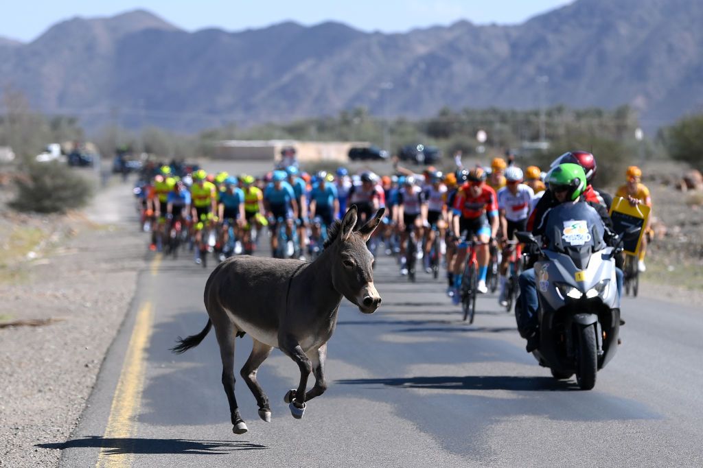 There was some unusual traffic at the Saudi Tour