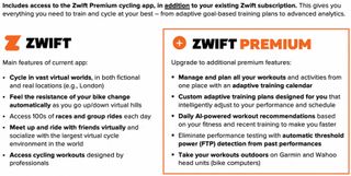 Zwift survey includes TrainerRoad terminology