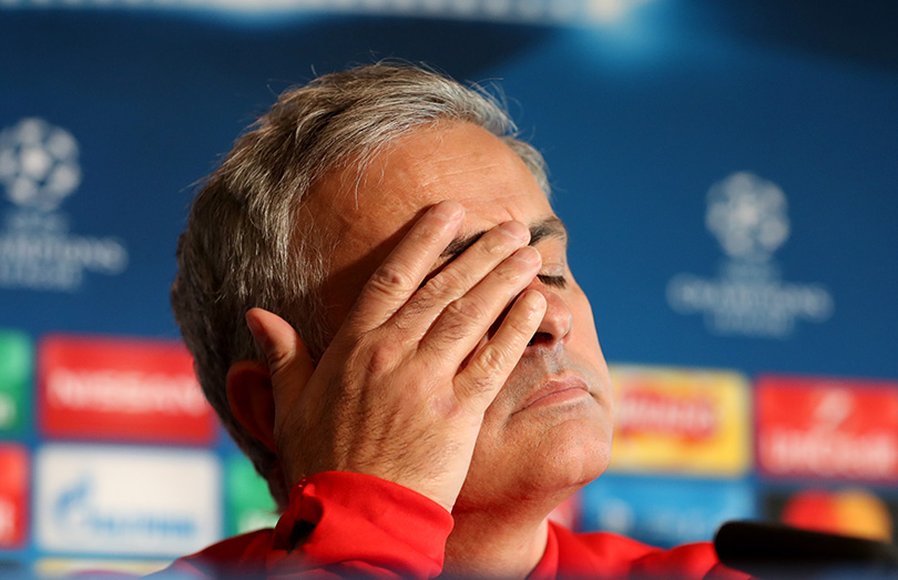 Jose Mourinho facepalm