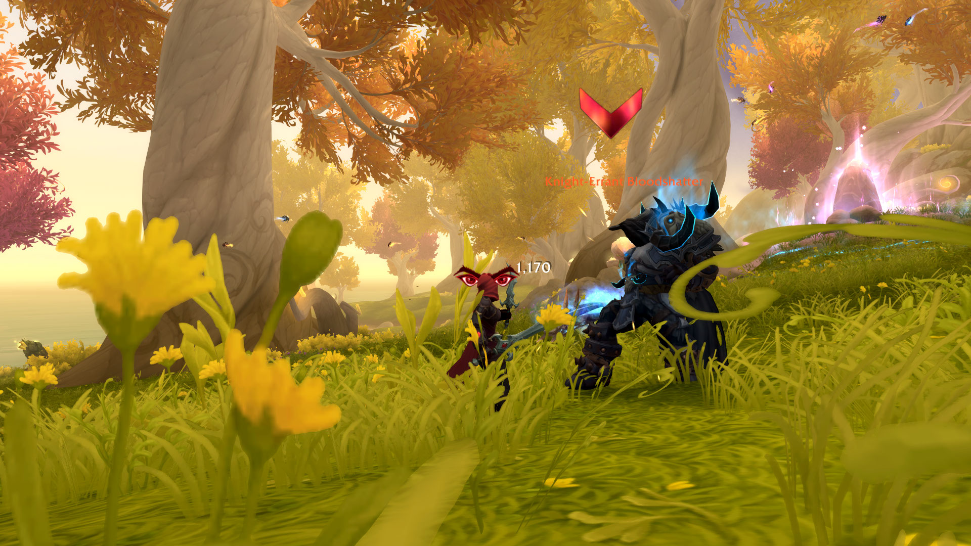 A rogue gets ambushed by Prey in World of Warcraft: Midnight.