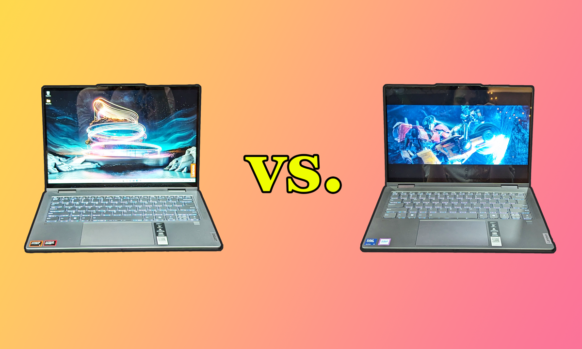 Lenovo Yoga 7 2-in-1 (AMD) vs. Lenovo Yoga 7i 2-in-1