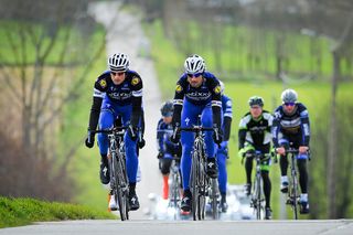 Etixx-Quickstep pre-ride the Tour of Flanders route